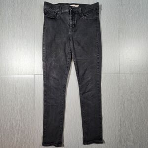 Levi's 311 Shaping Skinny Womens Jeans Size31 Black Denim Mid Rise